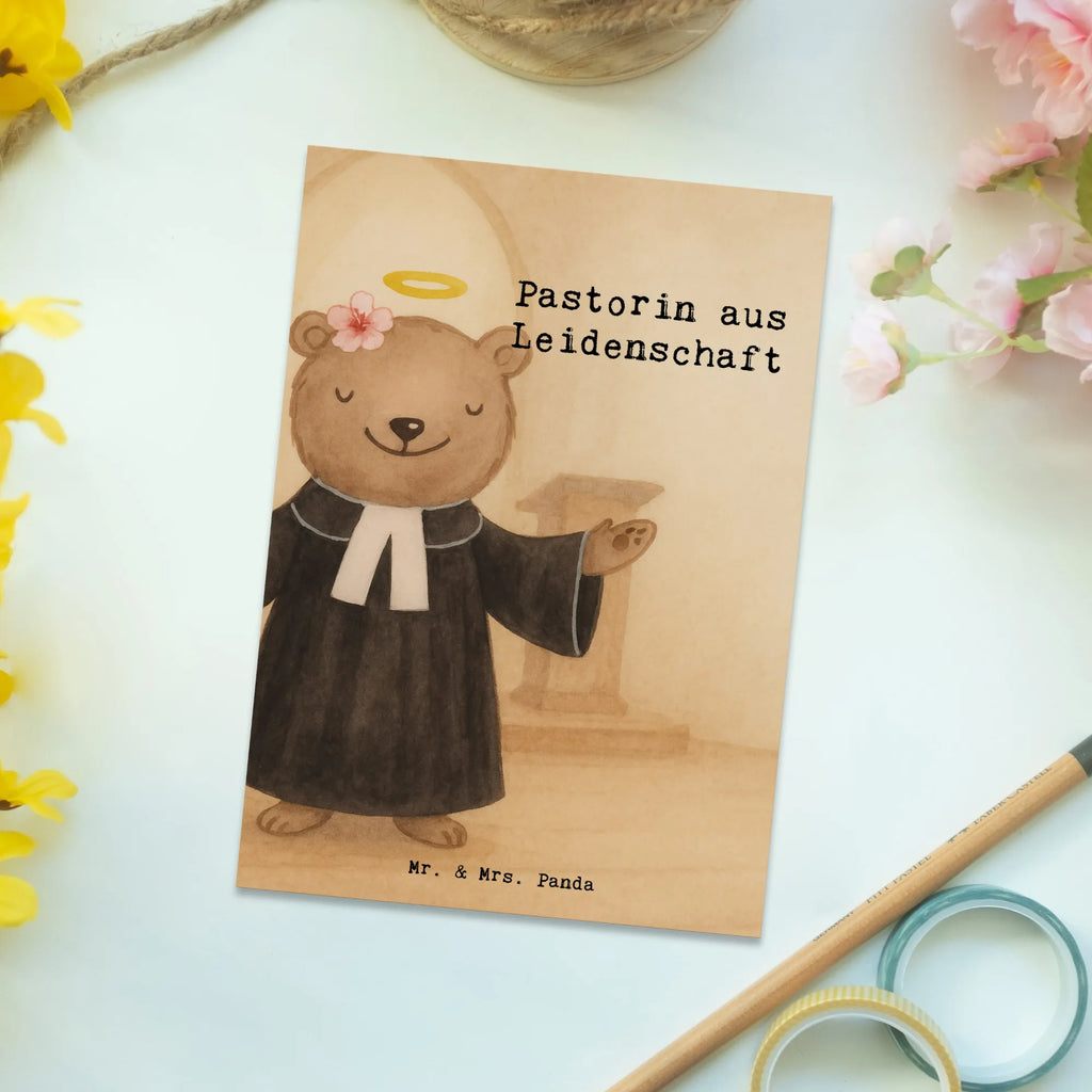 Postcard Pastor Passion Design gift, sayings, gift idea, best, farewell gift, passing exam, anniversary, retirement, promotion, job start, profession