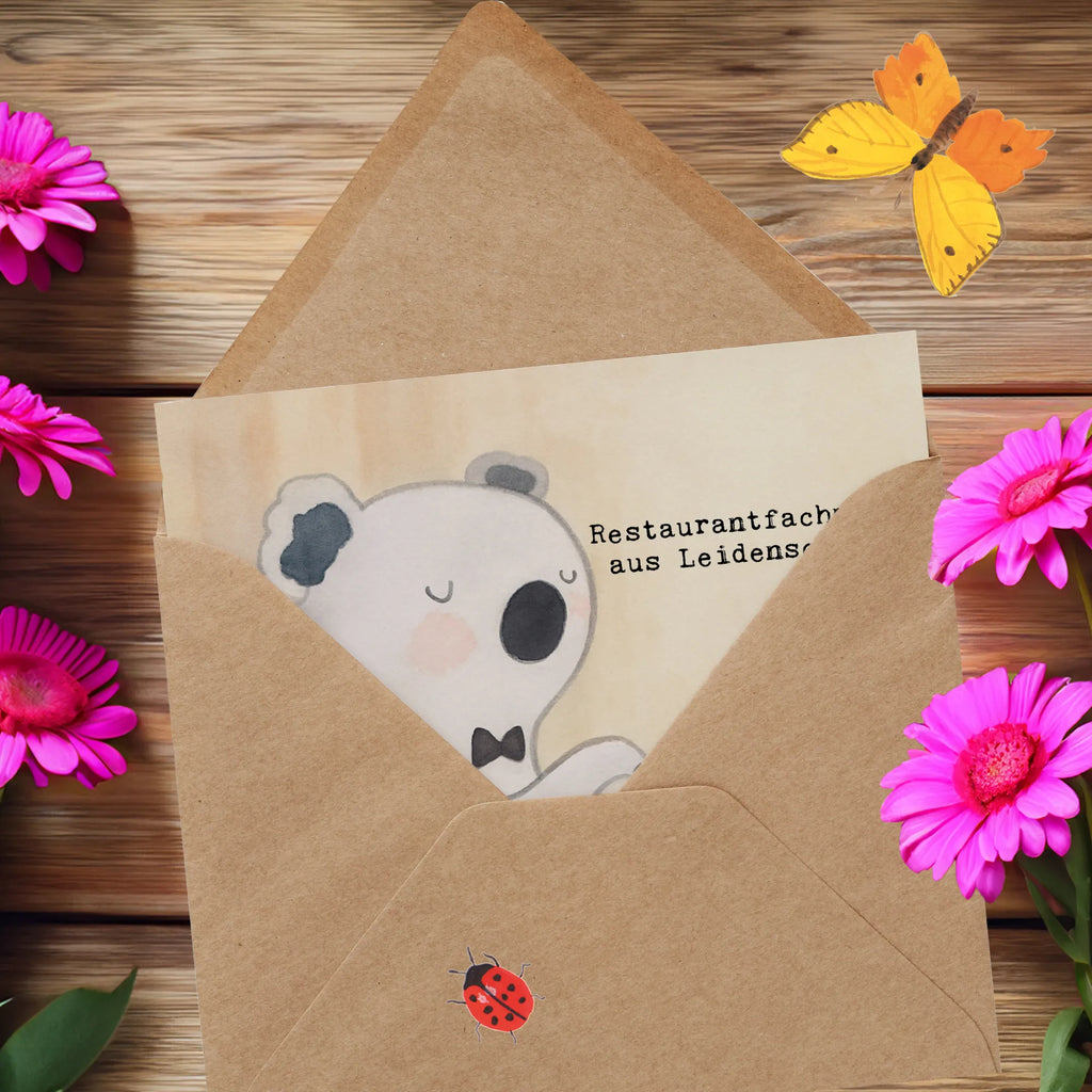 Karta Deluxe kelner pasja Design Prezent, Dziękuję, Zawód, Wykształcenie, Jubileusz, Pożegnanie, Emerytura, Kolega, Koleżanka, Dawać, Pracownik, Współpracownik, Dziękuję bardzo