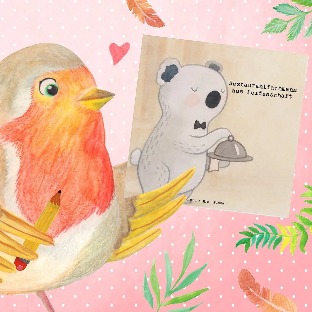 Karta Deluxe kelner pasja Design Prezent, Dziękuję, Zawód, Wykształcenie, Jubileusz, Pożegnanie, Emerytura, Kolega, Koleżanka, Dawać, Pracownik, Współpracownik, Dziękuję bardzo