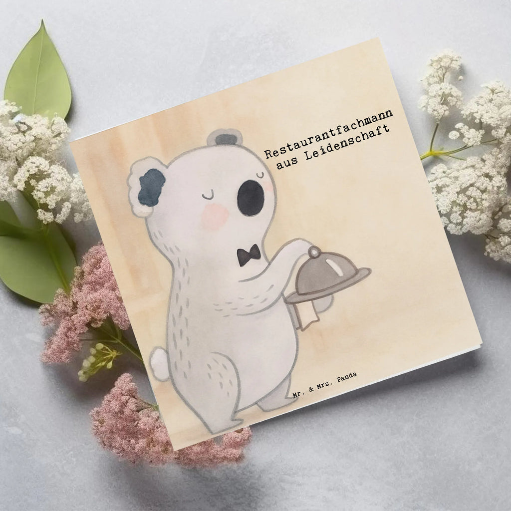 Karta Deluxe kelner pasja Design Prezent, Dziękuję, Zawód, Wykształcenie, Jubileusz, Pożegnanie, Emerytura, Kolega, Koleżanka, Dawać, Pracownik, Współpracownik, Dziękuję bardzo