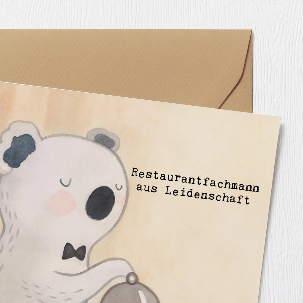 Karta Deluxe kelner pasja Design Prezent, Dziękuję, Zawód, Wykształcenie, Jubileusz, Pożegnanie, Emerytura, Kolega, Koleżanka, Dawać, Pracownik, Współpracownik, Dziękuję bardzo