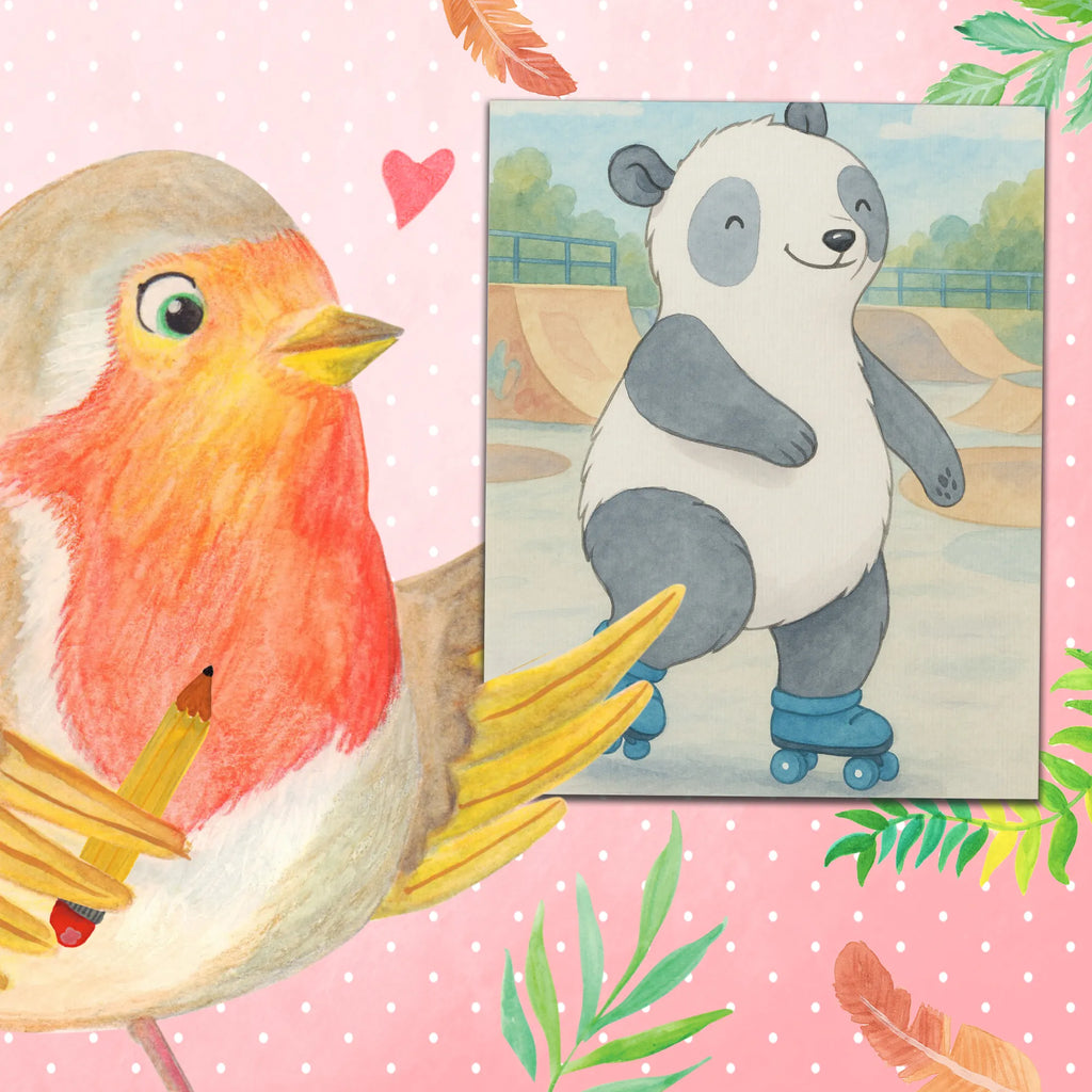 Malen nach Zahlen Panda Inliner fahren Design Basteln, DIY, Künstler, Ausmalbild, Bastelidee, Kreativität, Malen, Malen nach Zahlen, Kunstwerk, Sportler, Schenken, Gewinn, Auszeichnung, Dankeschön, Danke, Hobby, Sportart, Geschenk, Sport, inlinern, Inliner fahren, Rollschuh fahren