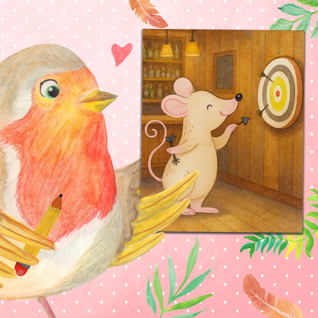 Paint by Numbers Mouse play darts Design Gift, giving, thank you, award, profit, athlete, Play darts, darts tournament