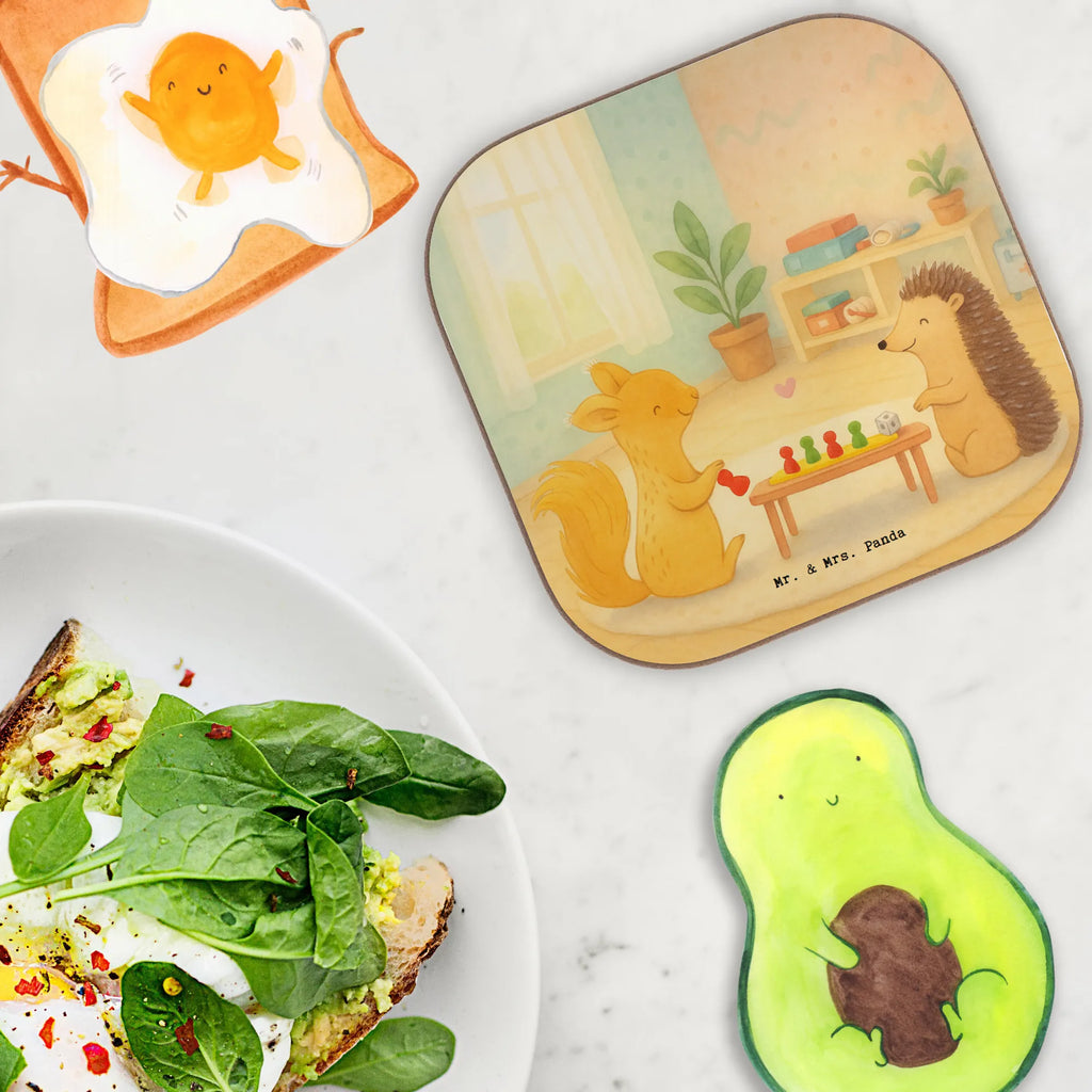 Square coaster Squirrel board games Design Gift, giving, thank you, award, profit, athlete, game night, games, Board games