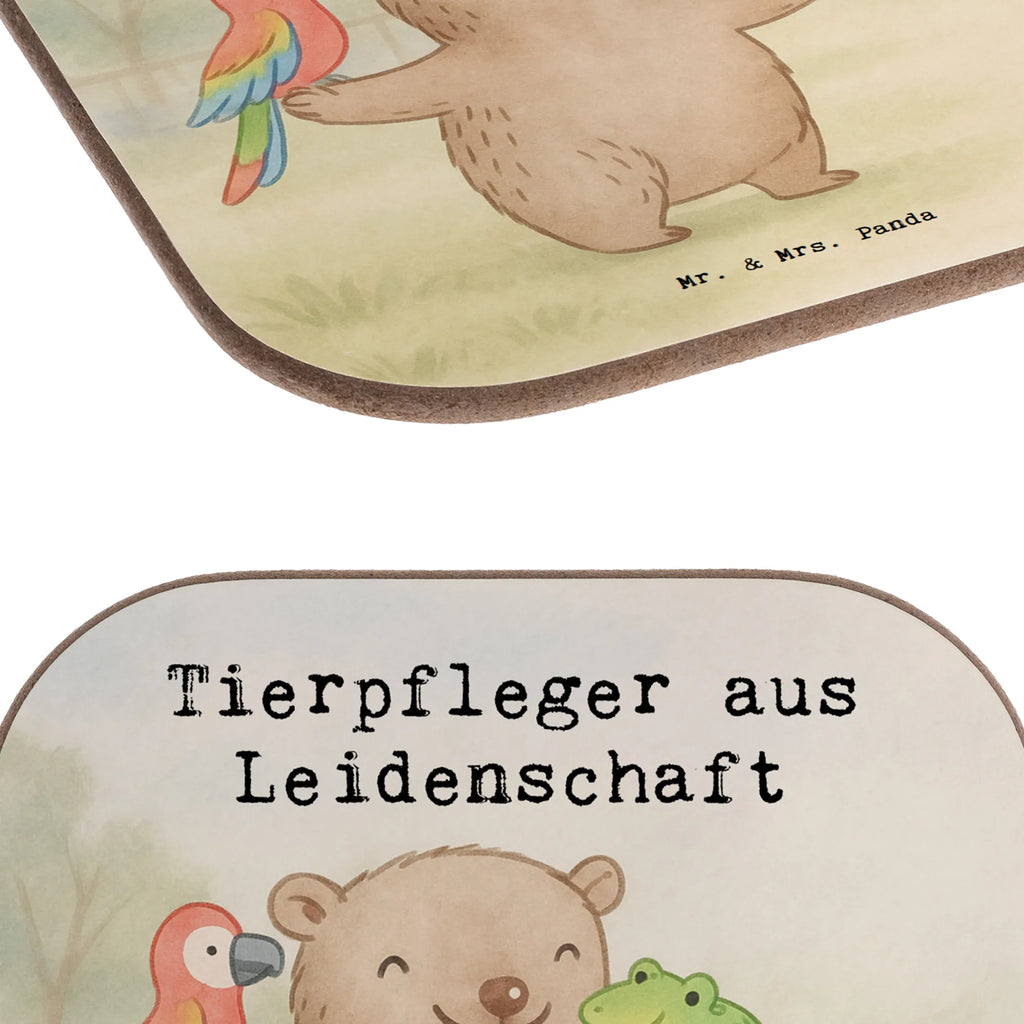 Square coaster Animal caretaker Passion Design gift, sayings, gift idea, best, farewell gift, passing exam, anniversary, retirement, promotion, job start, profession