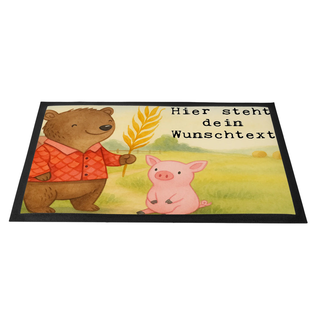 Personalisierte Fußmatte Landwirt Leidenschaft Design Türvorleger mit Namen, Wunschnamen, Bedrucken, Fußmatte mit Namen, Personalisierte Fußmatte, Personalisierung, Fußmatte Bedrucken, Haustürmatte Personalisiert, Personalisiert, Namensfussmatte, Türvorleger Personalisiert, Abschied, Rente, Jubiläum, Kollege, Kollegin, Arbeitskollege, Mitarbeiter, Firma, Geschenk, Danke, Dankeschön, Beruf, Schenken, Ausbildung, Agronom, Landwirt; Bauer, Bauernhof, Tierwirt, Farmer