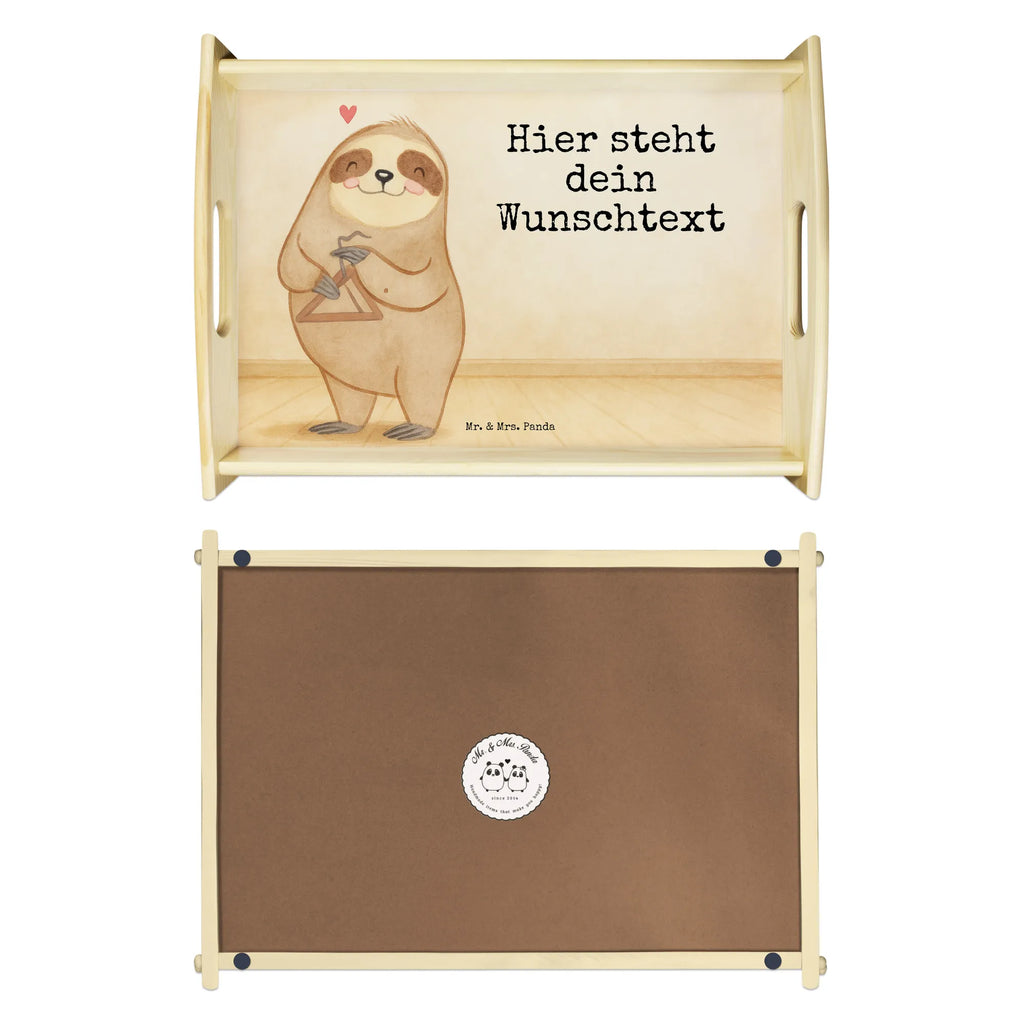 Personalised serving tray sloth Triangle Design Instruments, gifts for musicians, music enthusiasts