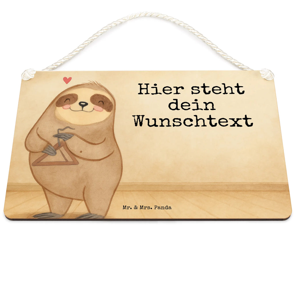 Personalised decorative sign sloth Triangle Design Instruments, gifts for musicians, music enthusiasts