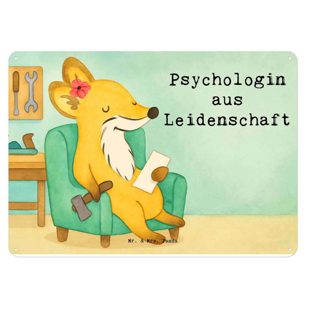 Metalowy szyld psycholożka Pasja Design Prezent, Dziękuję, Zawód, Wykształcenie, Jubileusz, Pożegnanie, Emerytura, Kolega, Koleżanka, Dawać, Pracownik, Współpracownik, Dziękuję bardzo