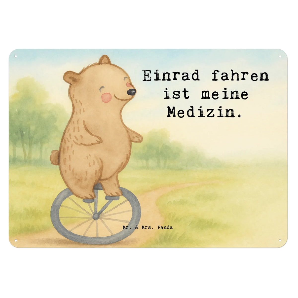Blechschild Bär Einrad fahren Design Magnetschild, Wandschild Metall, Retro Blechschild, wandtafel, Dekoschild, Schild, Türschild Metall, Deko Metallschild, Wandbild, Wandschild, Deko Blechschild, Vintage Blechschild, Nostalgieschild, tafel, Metallschild, Türschild, Dekoschild Metall, Blechtafel, Blechschild, Metallbild, Danke, Dankeschön, Geschenk, Auszeichnung, Gewinn, Sportler, Sport, Sportart, Schenken, Hobby, Einrad fahren
