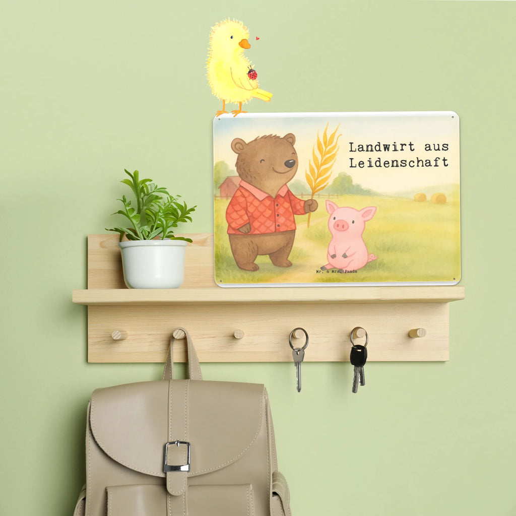 Metalowy szyld Rolnik Pasja Design Prezent, Dziękuję, Zawód, Wykształcenie, Jubileusz, Pożegnanie, Emerytura, Kolega, Koleżanka, Dawać, Pracownik, Współpracownik, Dziękuję bardzo