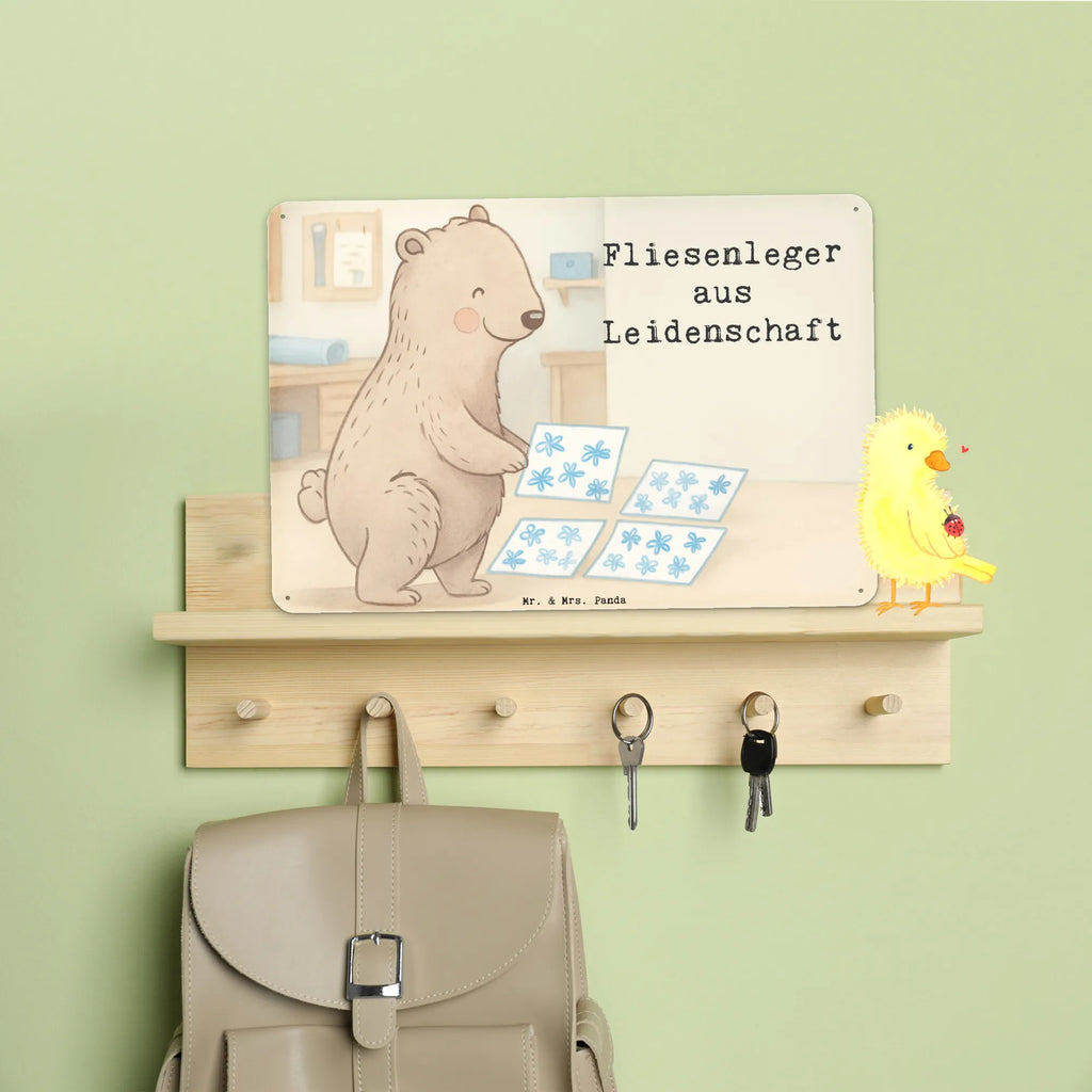 Metalowy szyld płytkarz pasja Design Prezent, Dziękuję, Zawód, Wykształcenie, Jubileusz, Pożegnanie, Emerytura, Kolega, Koleżanka, Dawać, Pracownik, Współpracownik, Dziękuję bardzo