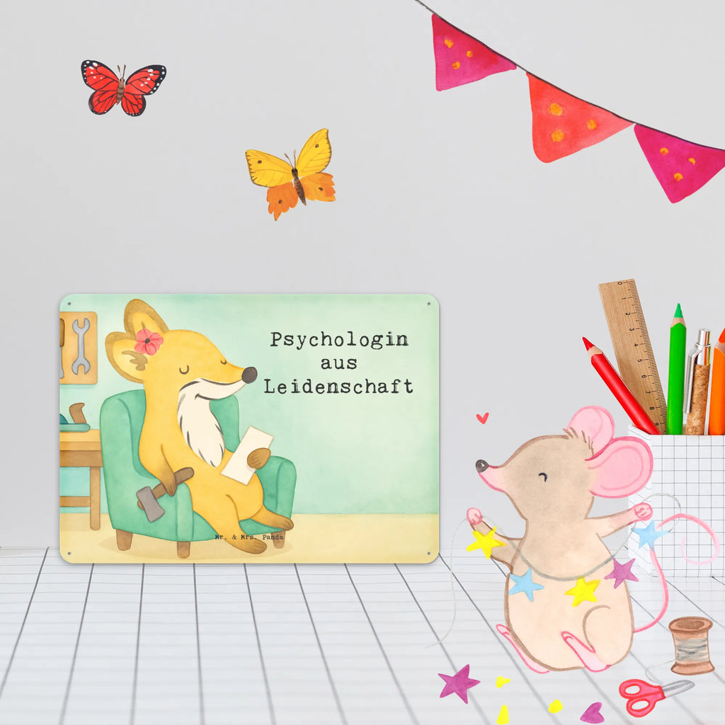 Metalowy szyld psycholożka Pasja Design Prezent, Dziękuję, Zawód, Wykształcenie, Jubileusz, Pożegnanie, Emerytura, Kolega, Koleżanka, Dawać, Pracownik, Współpracownik, Dziękuję bardzo