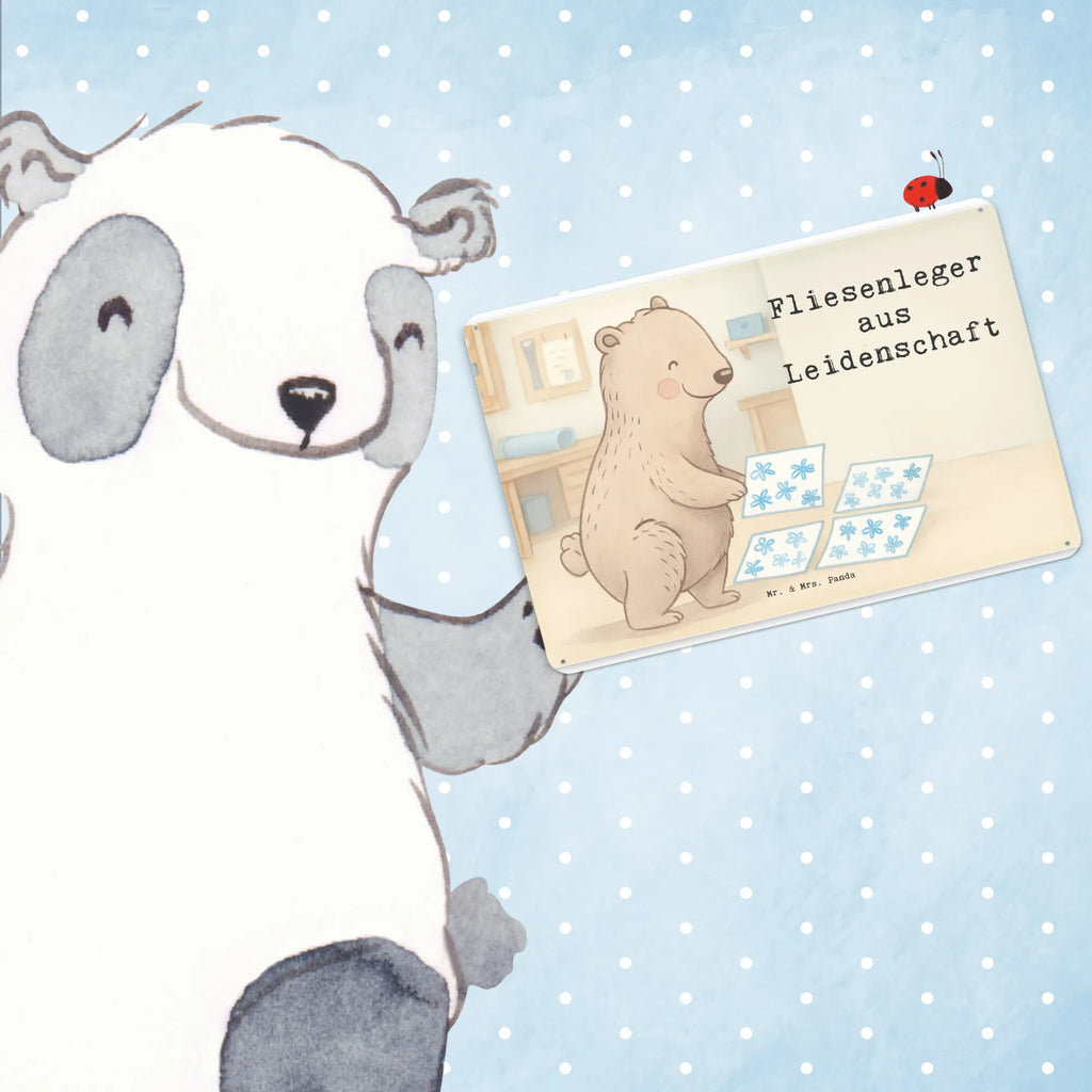 Metalowy szyld płytkarz pasja Design Prezent, Dziękuję, Zawód, Wykształcenie, Jubileusz, Pożegnanie, Emerytura, Kolega, Koleżanka, Dawać, Pracownik, Współpracownik, Dziękuję bardzo