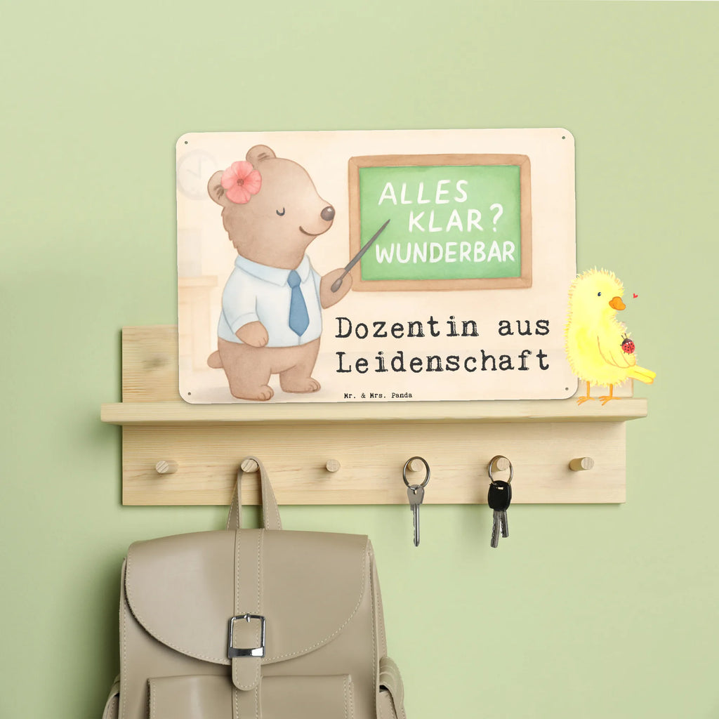 Metalowy szyld wykładowczyni Pasja Design Prezent, Dziękuję, Zawód, Wykształcenie, Jubileusz, Pożegnanie, Emerytura, Kolega, Koleżanka, Dawać, Pracownik, Współpracownik, Dziękuję bardzo