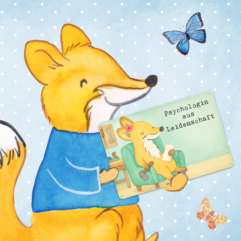 Metalowy szyld psycholożka Pasja Design Prezent, Dziękuję, Zawód, Wykształcenie, Jubileusz, Pożegnanie, Emerytura, Kolega, Koleżanka, Dawać, Pracownik, Współpracownik, Dziękuję bardzo