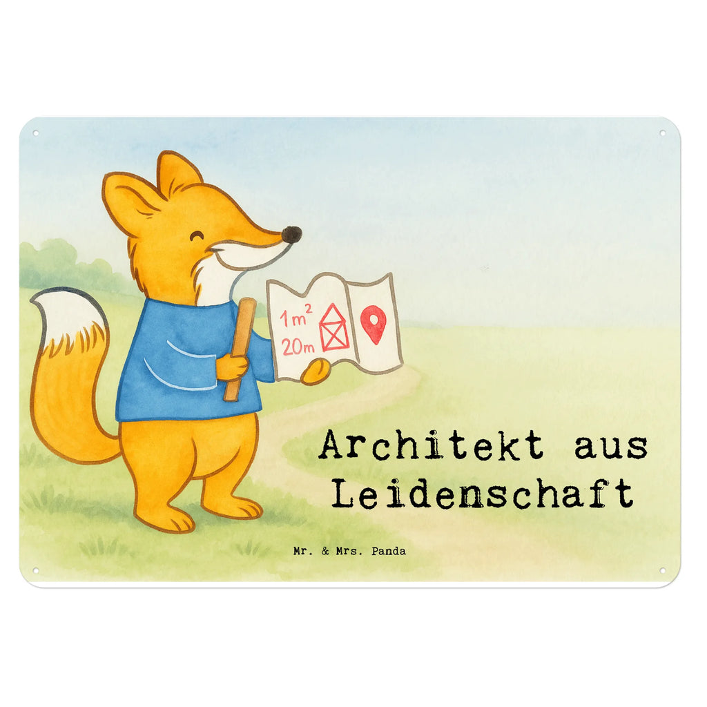 Tin sign architect Passion Design gift, sayings, gift idea, best, farewell gift, passing exam, anniversary, retirement, promotion, job start, profession