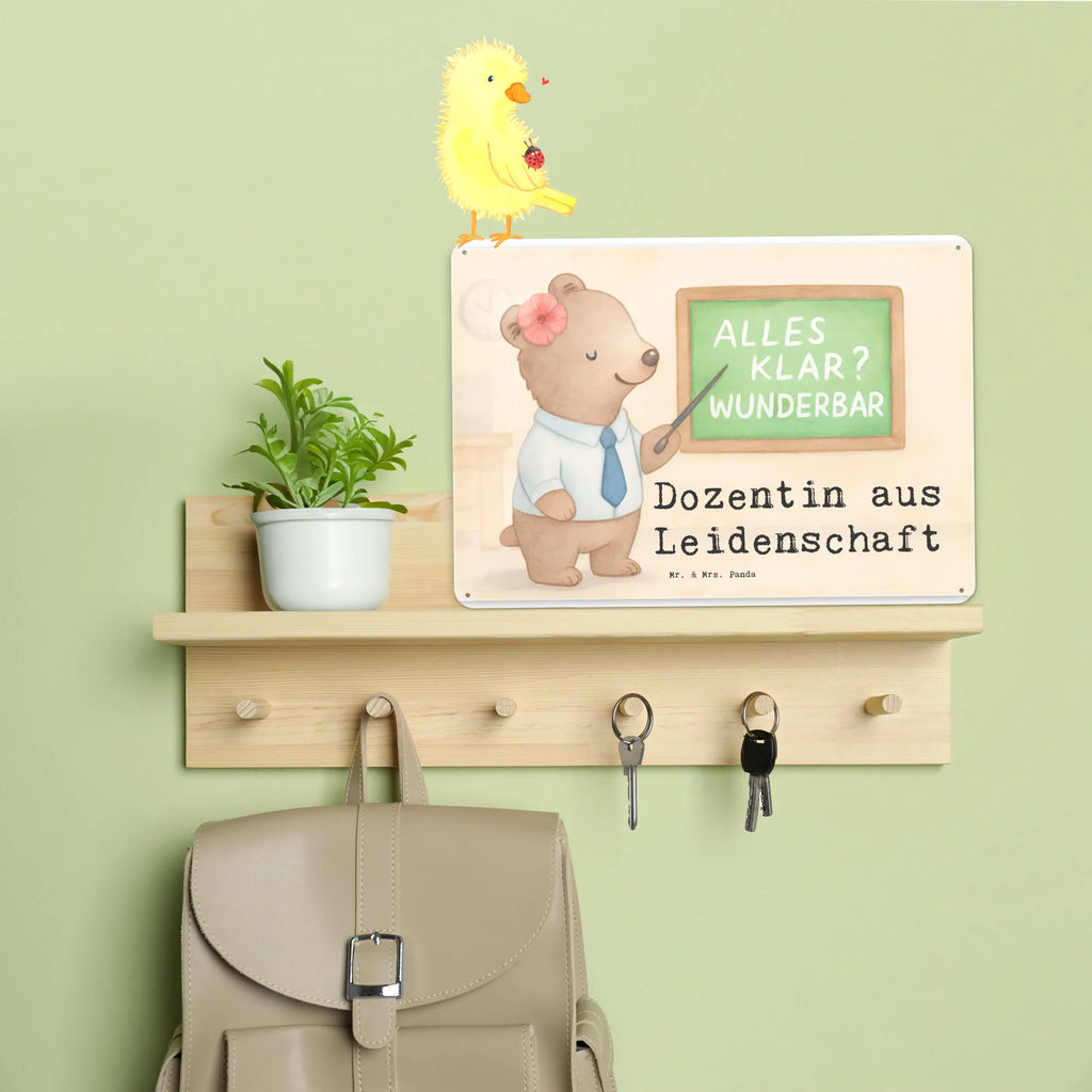 Metalowy szyld wykładowczyni Pasja Design Prezent, Dziękuję, Zawód, Wykształcenie, Jubileusz, Pożegnanie, Emerytura, Kolega, Koleżanka, Dawać, Pracownik, Współpracownik, Dziękuję bardzo