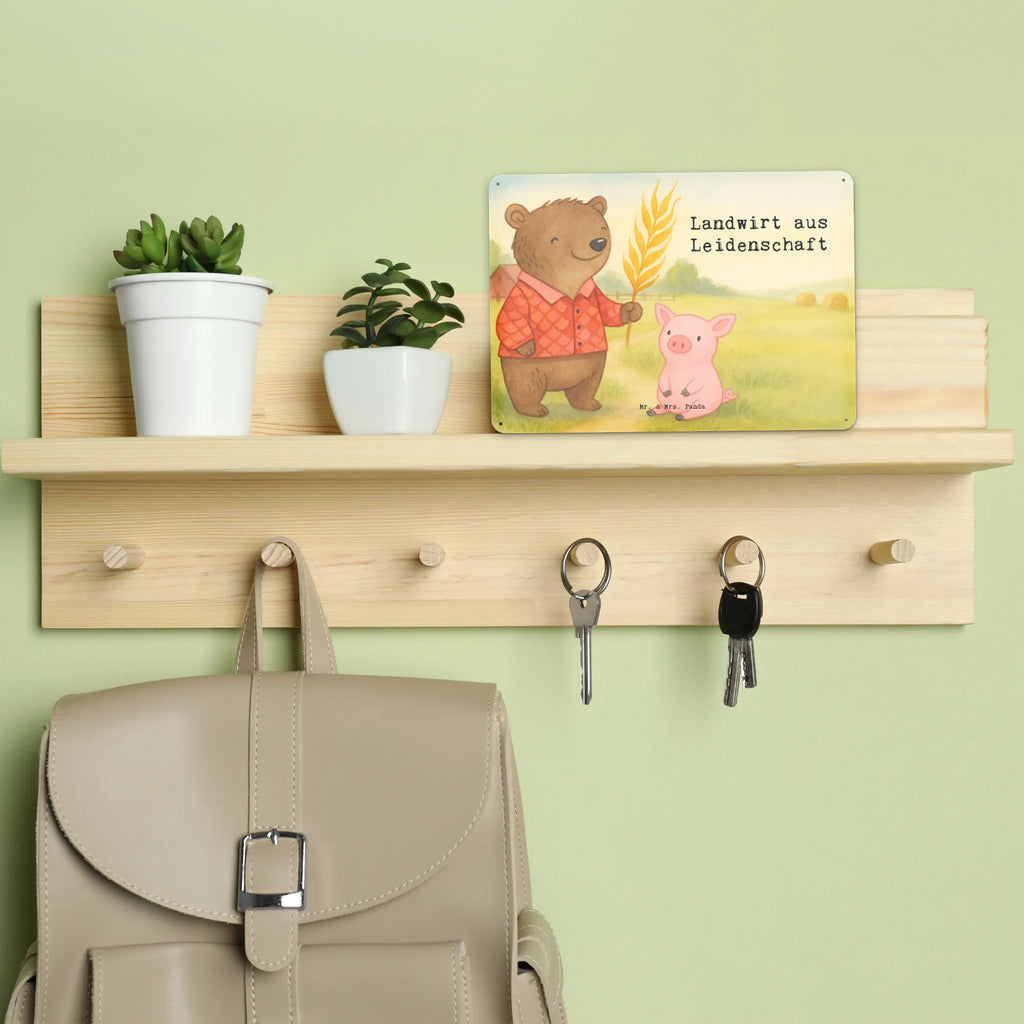 Metalowy szyld Rolnik Pasja Design Prezent, Dziękuję, Zawód, Wykształcenie, Jubileusz, Pożegnanie, Emerytura, Kolega, Koleżanka, Dawać, Pracownik, Współpracownik, Dziękuję bardzo