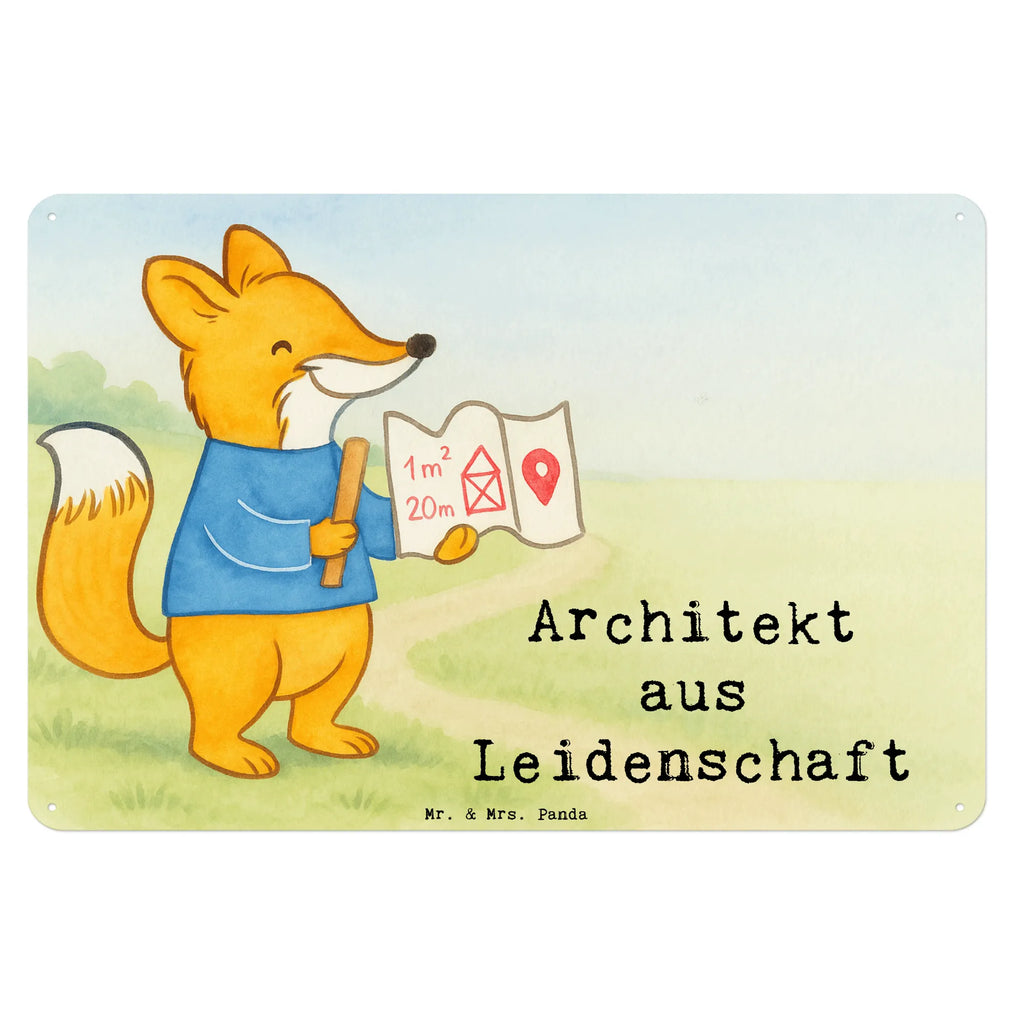 Tin sign architect Passion Design gift, sayings, gift idea, best, farewell gift, passing exam, anniversary, retirement, promotion, job start, profession