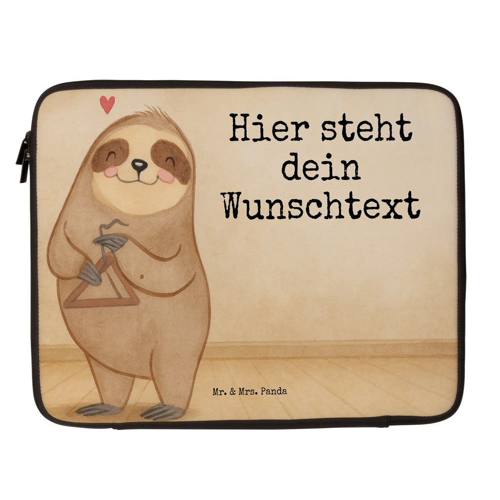 Personalized Notebook Bag sloth Triangle Design Instruments, gifts for musicians, music enthusiasts
