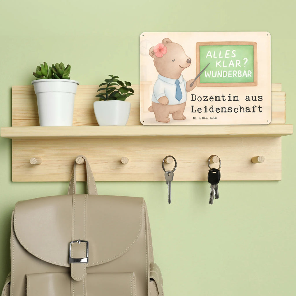 Metalowy szyld wykładowczyni Pasja Design Prezent, Dziękuję, Zawód, Wykształcenie, Jubileusz, Pożegnanie, Emerytura, Kolega, Koleżanka, Dawać, Pracownik, Współpracownik, Dziękuję bardzo