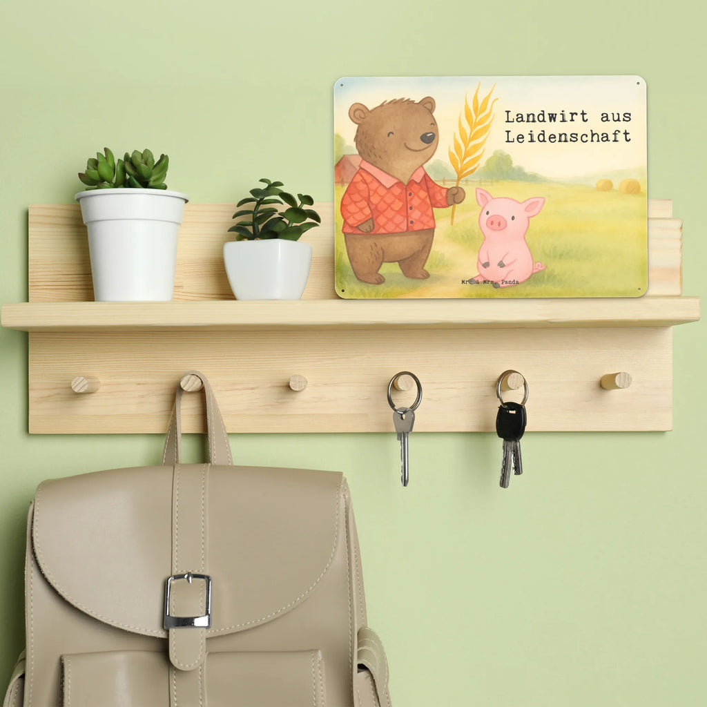 Metalowy szyld Rolnik Pasja Design Prezent, Dziękuję, Zawód, Wykształcenie, Jubileusz, Pożegnanie, Emerytura, Kolega, Koleżanka, Dawać, Pracownik, Współpracownik, Dziękuję bardzo