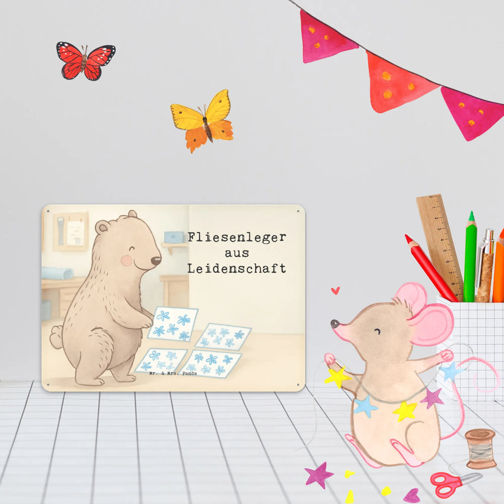 Metalowy szyld płytkarz pasja Design Prezent, Dziękuję, Zawód, Wykształcenie, Jubileusz, Pożegnanie, Emerytura, Kolega, Koleżanka, Dawać, Pracownik, Współpracownik, Dziękuję bardzo