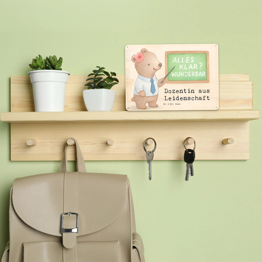 Metalowy szyld wykładowczyni Pasja Design Prezent, Dziękuję, Zawód, Wykształcenie, Jubileusz, Pożegnanie, Emerytura, Kolega, Koleżanka, Dawać, Pracownik, Współpracownik, Dziękuję bardzo