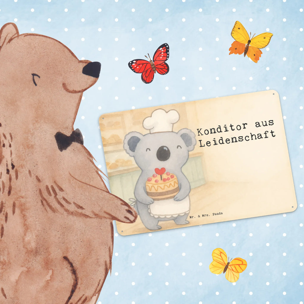 Tin sign Pastry chef Passion Design gift, sayings, gift idea, best, farewell gift, passing exam, anniversary, retirement, promotion, job start, profession