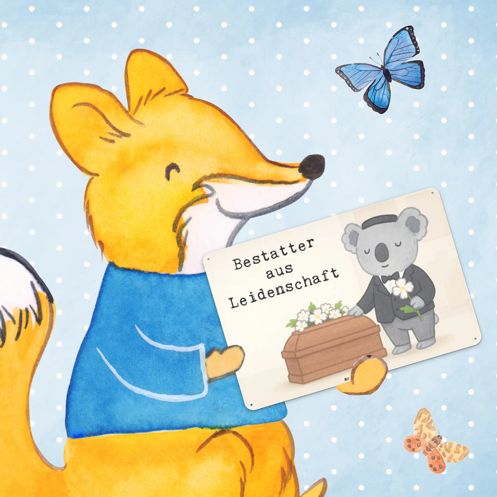 Blechschild Bestatter Leidenschaft Design Blechschild Für Männer, Blechschild Für Frauen, Wandschild Metall, Türschild Metall, Blechschild Zum Aufhängen, Blechschild, Blechschild Büro, Blechschild Küche, Dekoschild Metall, Blechschild Groß, Schenken, Jubiläum, Danke, Dankeschön, Beruf, Ausbildung, Abschied, Rente, Kollege, Kollegin, Arbeitskollege, Mitarbeiter, Firma, Geschenk