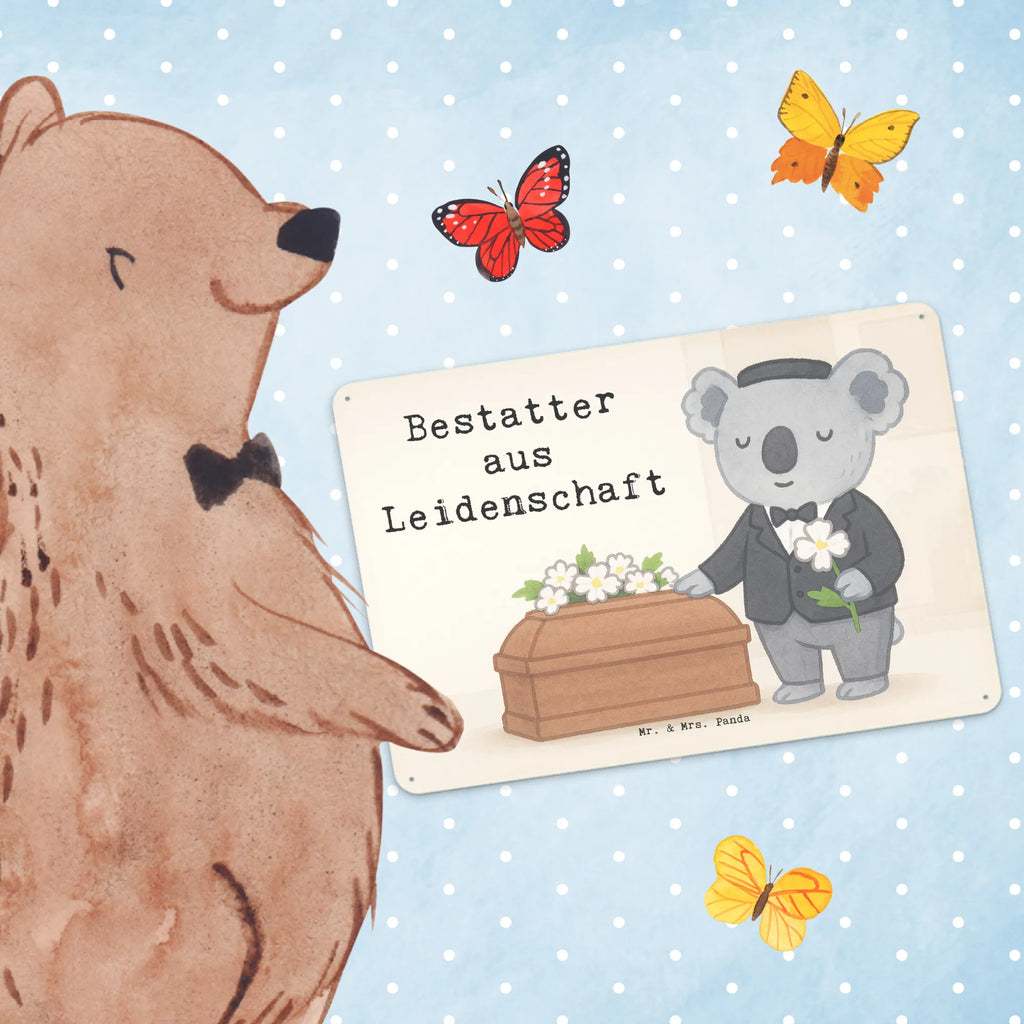 Blechschild Bestatter Leidenschaft Design Blechschild Für Männer, Blechschild Für Frauen, Wandschild Metall, Türschild Metall, Blechschild Zum Aufhängen, Blechschild, Blechschild Büro, Blechschild Küche, Dekoschild Metall, Blechschild Groß, Schenken, Jubiläum, Danke, Dankeschön, Beruf, Ausbildung, Abschied, Rente, Kollege, Kollegin, Arbeitskollege, Mitarbeiter, Firma, Geschenk