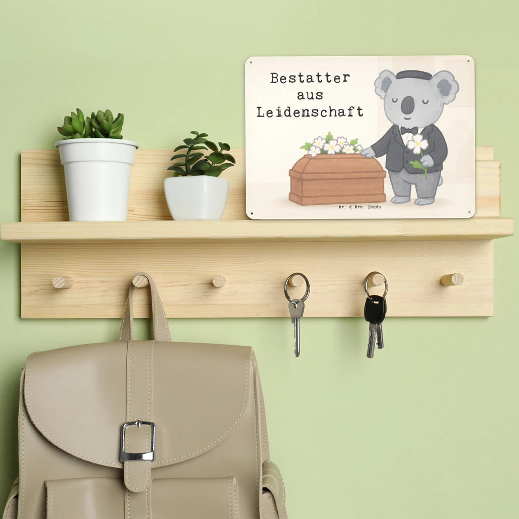 Blechschild Bestatter Leidenschaft Design Blechschild Für Männer, Blechschild Für Frauen, Wandschild Metall, Türschild Metall, Blechschild Zum Aufhängen, Blechschild, Blechschild Büro, Blechschild Küche, Dekoschild Metall, Blechschild Groß, Schenken, Jubiläum, Danke, Dankeschön, Beruf, Ausbildung, Abschied, Rente, Kollege, Kollegin, Arbeitskollege, Mitarbeiter, Firma, Geschenk