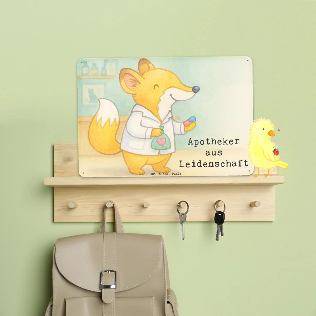 Metalowy szyld Aptekarz pasja Design Prezent, Dziękuję, Zawód, Wykształcenie, Jubileusz, Pożegnanie, Emerytura, Kolega, Koleżanka, Dawać, Pracownik, Współpracownik, Dziękuję bardzo