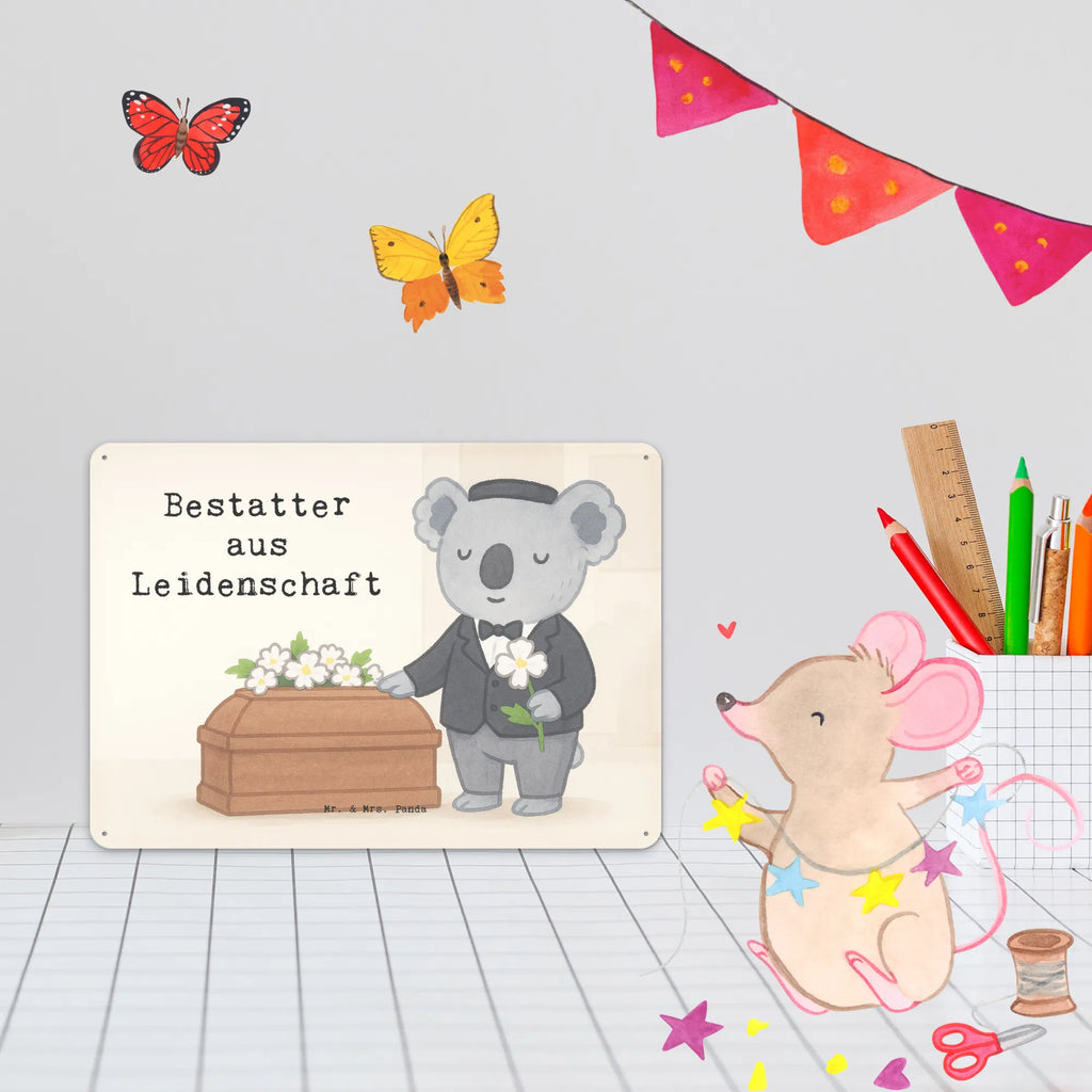 Blechschild Bestatter Leidenschaft Design Blechschild Für Männer, Blechschild Für Frauen, Wandschild Metall, Türschild Metall, Blechschild Zum Aufhängen, Blechschild, Blechschild Büro, Blechschild Küche, Dekoschild Metall, Blechschild Groß, Schenken, Jubiläum, Danke, Dankeschön, Beruf, Ausbildung, Abschied, Rente, Kollege, Kollegin, Arbeitskollege, Mitarbeiter, Firma, Geschenk