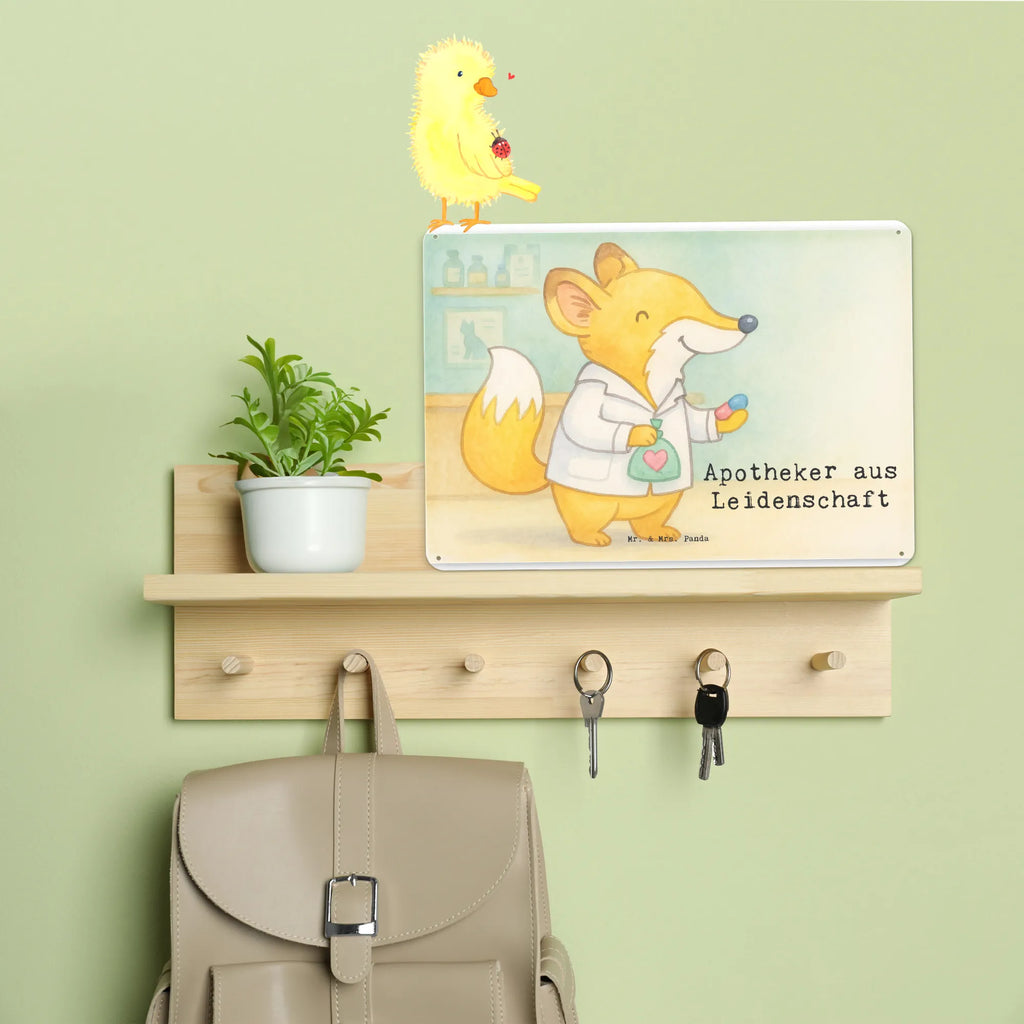 Metalowy szyld Aptekarz pasja Design Prezent, Dziękuję, Zawód, Wykształcenie, Jubileusz, Pożegnanie, Emerytura, Kolega, Koleżanka, Dawać, Pracownik, Współpracownik, Dziękuję bardzo