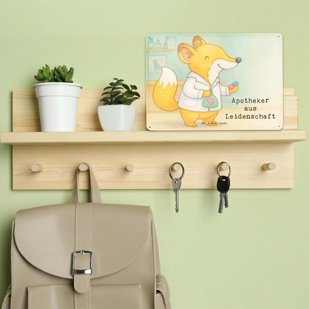 Metalowy szyld Aptekarz pasja Design Prezent, Dziękuję, Zawód, Wykształcenie, Jubileusz, Pożegnanie, Emerytura, Kolega, Koleżanka, Dawać, Pracownik, Współpracownik, Dziękuję bardzo