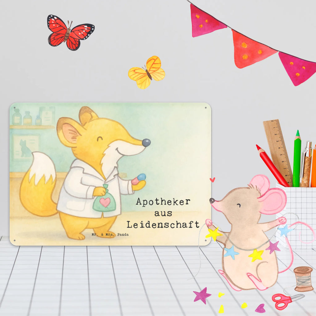 Metalowy szyld Aptekarz pasja Design Prezent, Dziękuję, Zawód, Wykształcenie, Jubileusz, Pożegnanie, Emerytura, Kolega, Koleżanka, Dawać, Pracownik, Współpracownik, Dziękuję bardzo