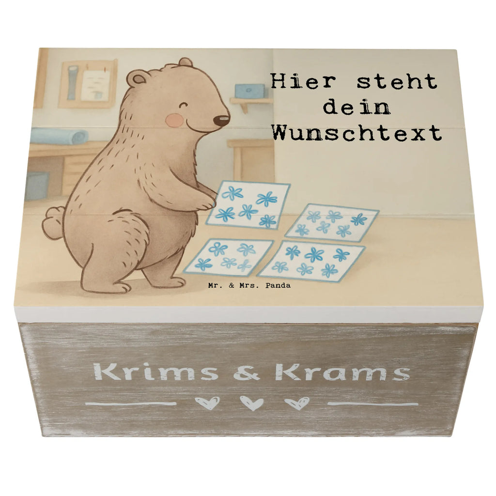 Personalizowane drewniane pudełko płytkarz pasja Design Prezent, Dziękuję, Zawód, Wykształcenie, Jubileusz, Pożegnanie, Emerytura, Kolega, Koleżanka, Dawać, Pracownik, Współpracownik, Dziękuję bardzo