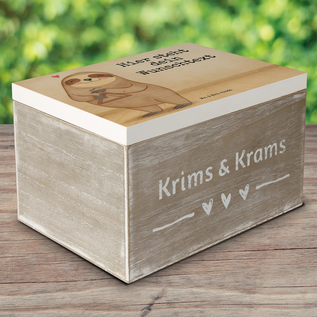 Personalizowane drewniane pudełko leniwiec trójkąt Design Instrumenty, prezenty dla muzyków, miłośników muzyki