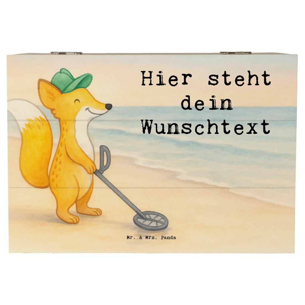 Personalizowane drewniane pudełko lis detektor metalu Design Prezent, Dyscyplina sportowa, Darować, Dziękuję, Dzięki, Wyróżnienie, Wygrana, Sportowiec