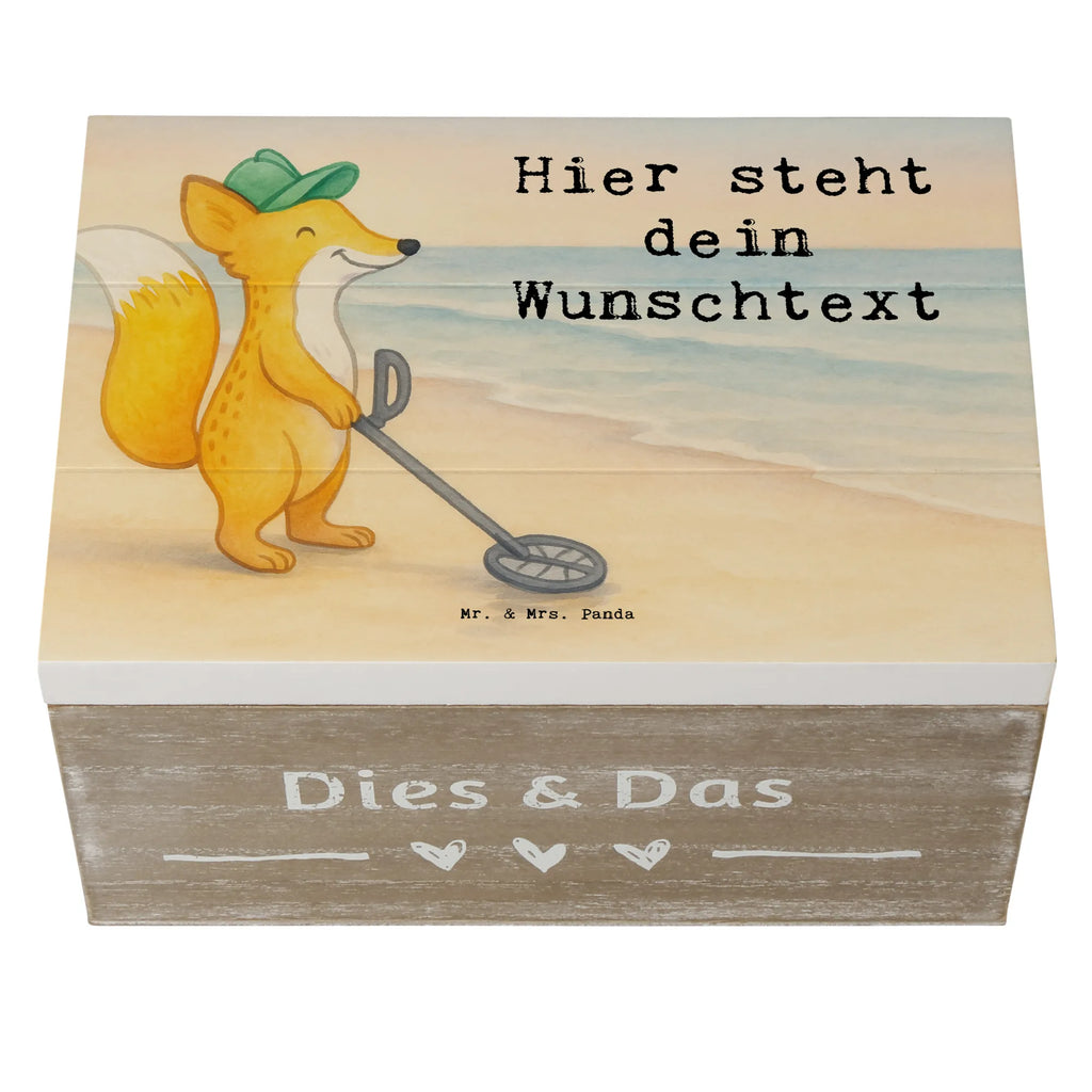 Personalizowane drewniane pudełko lis detektor metalu Design Prezent, Dyscyplina sportowa, Darować, Dziękuję, Dzięki, Wyróżnienie, Wygrana, Sportowiec