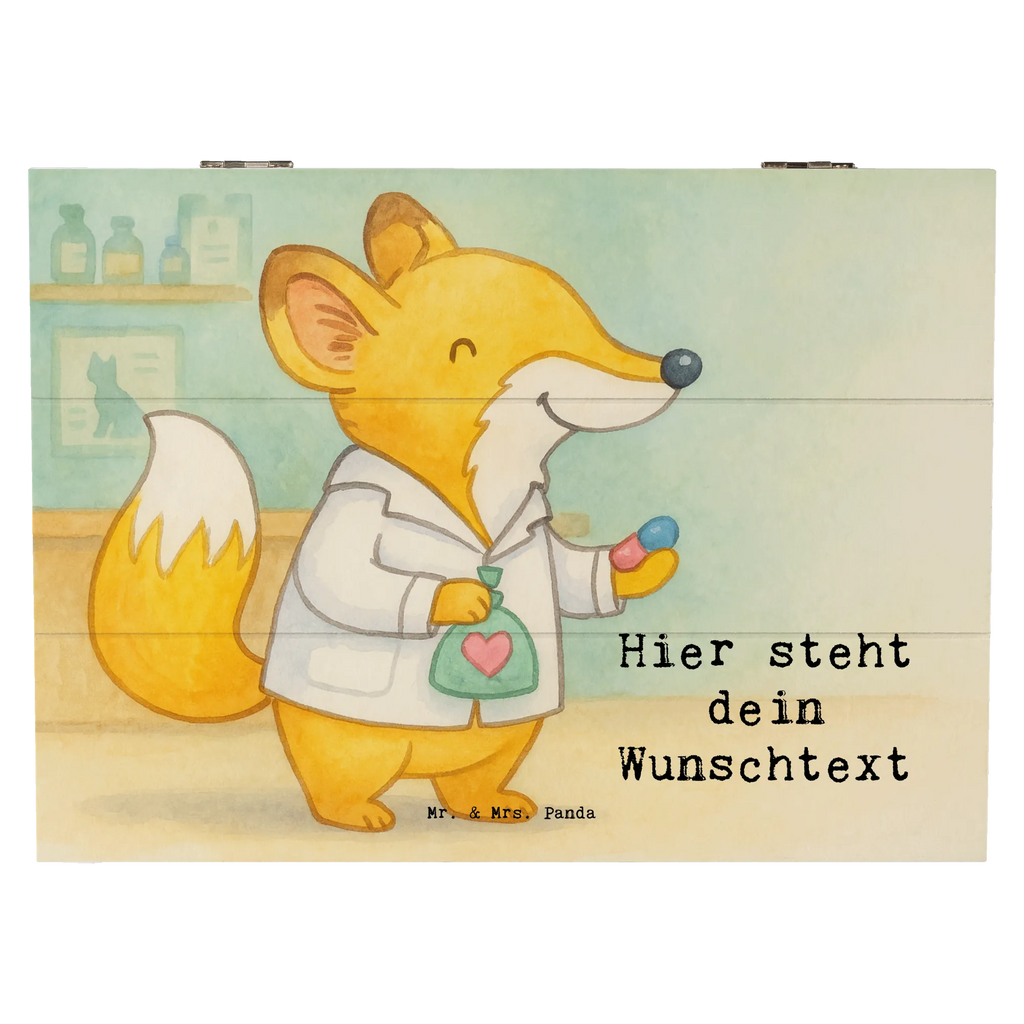 Personalizowane drewniane pudełko Aptekarz pasja Design Prezent, Dziękuję, Zawód, Wykształcenie, Jubileusz, Pożegnanie, Emerytura, Kolega, Koleżanka, Dawać, Pracownik, Współpracownik, Dziękuję bardzo