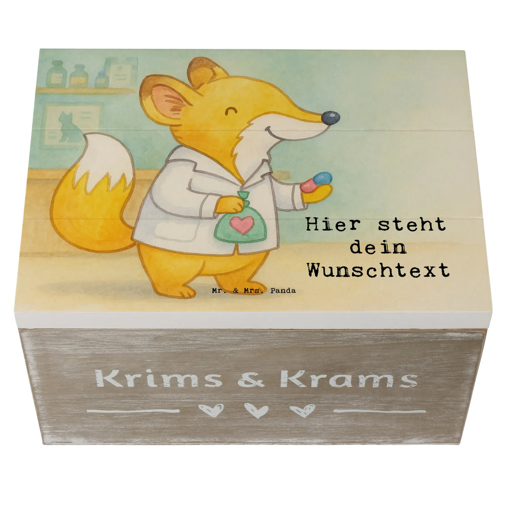 Personalizowane drewniane pudełko Aptekarz pasja Design Prezent, Dziękuję, Zawód, Wykształcenie, Jubileusz, Pożegnanie, Emerytura, Kolega, Koleżanka, Dawać, Pracownik, Współpracownik, Dziękuję bardzo