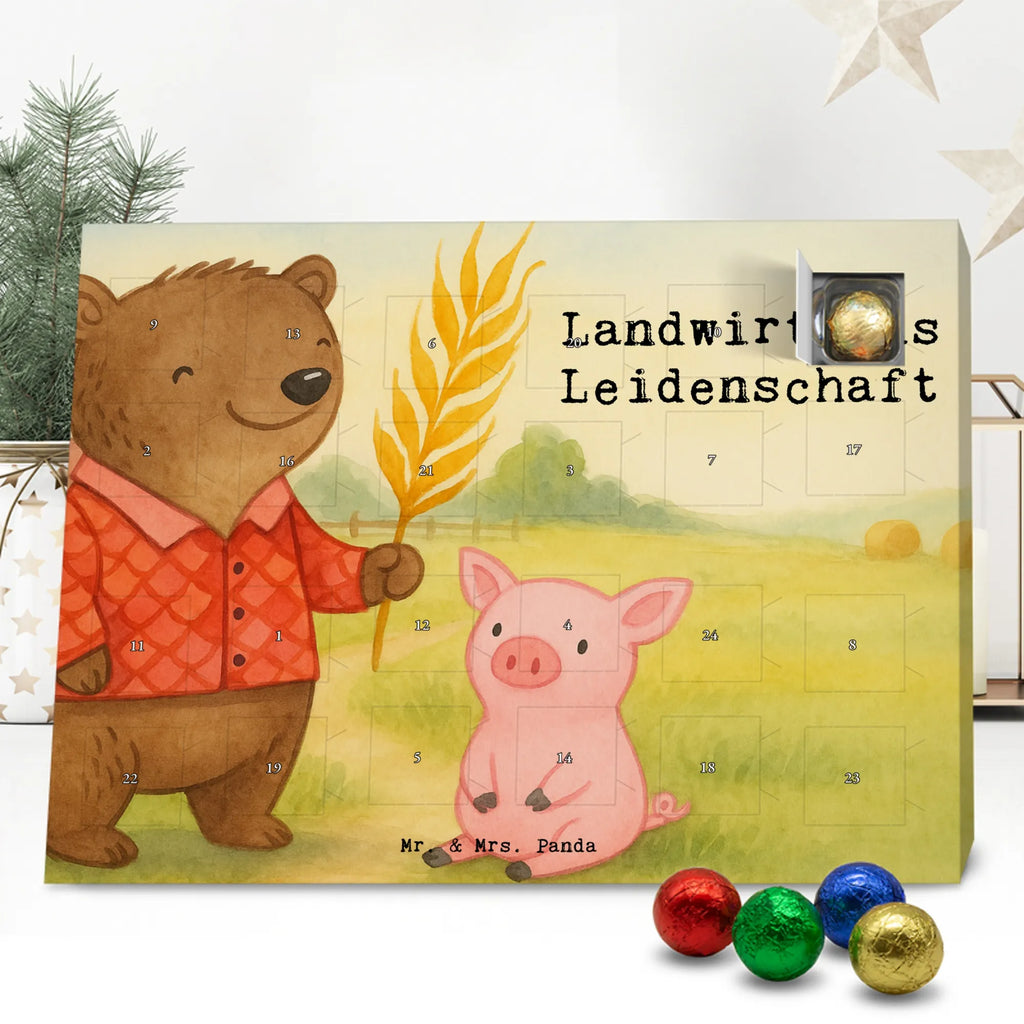 Chocolate advent calendar Farmer Passion Design best, farewell gift, passing exam, sayings, anniversary, retirement, promotion, gift, gift idea, job start, profession