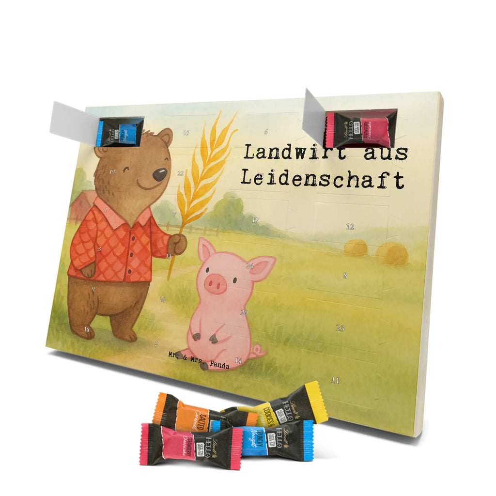 Chocolate advent calendar Farmer Passion Design best, farewell gift, passing exam, sayings, anniversary, retirement, promotion, gift, gift idea, job start, profession