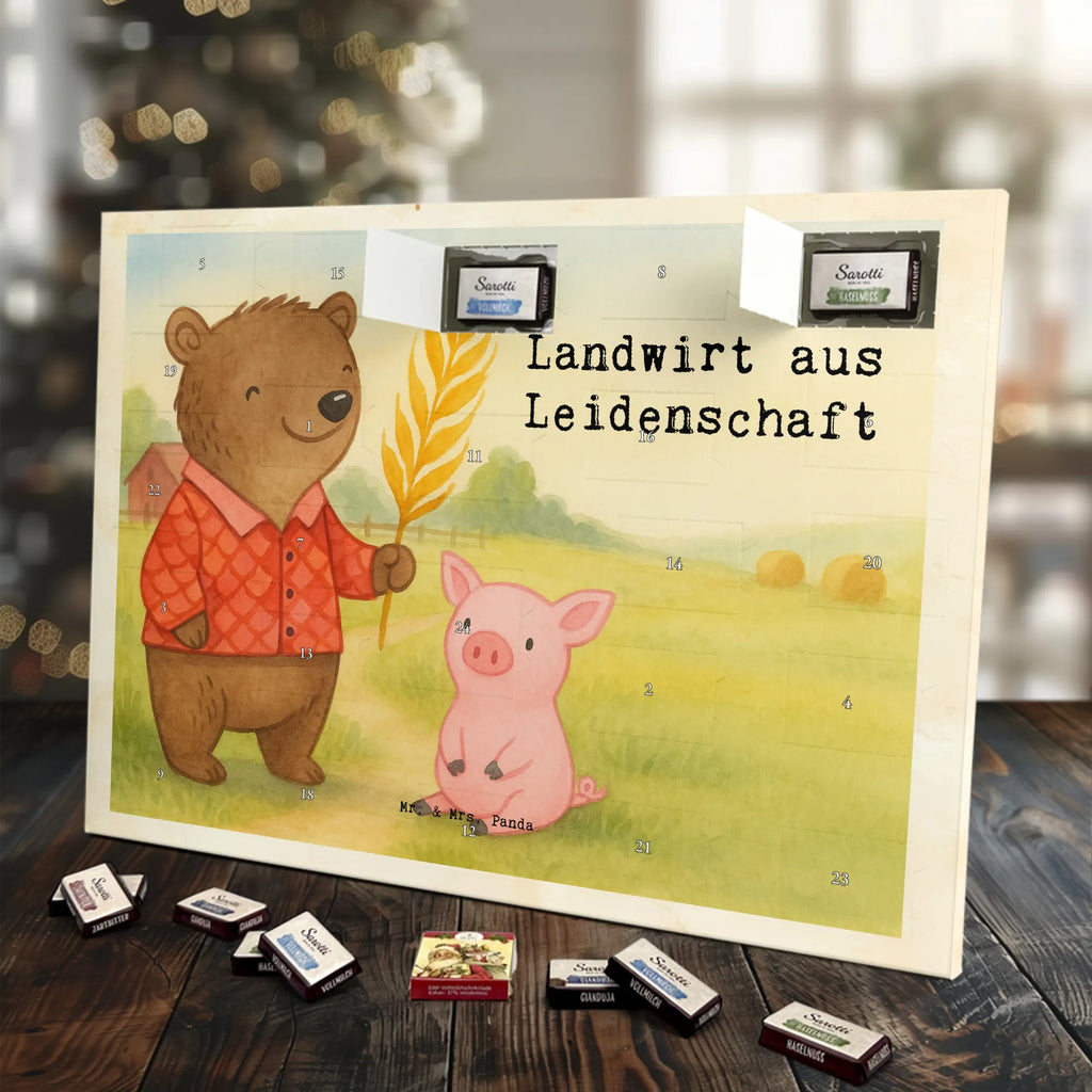 Chocolate advent calendar Farmer Passion Design best, farewell gift, passing exam, sayings, anniversary, retirement, promotion, gift, gift idea, job start, profession