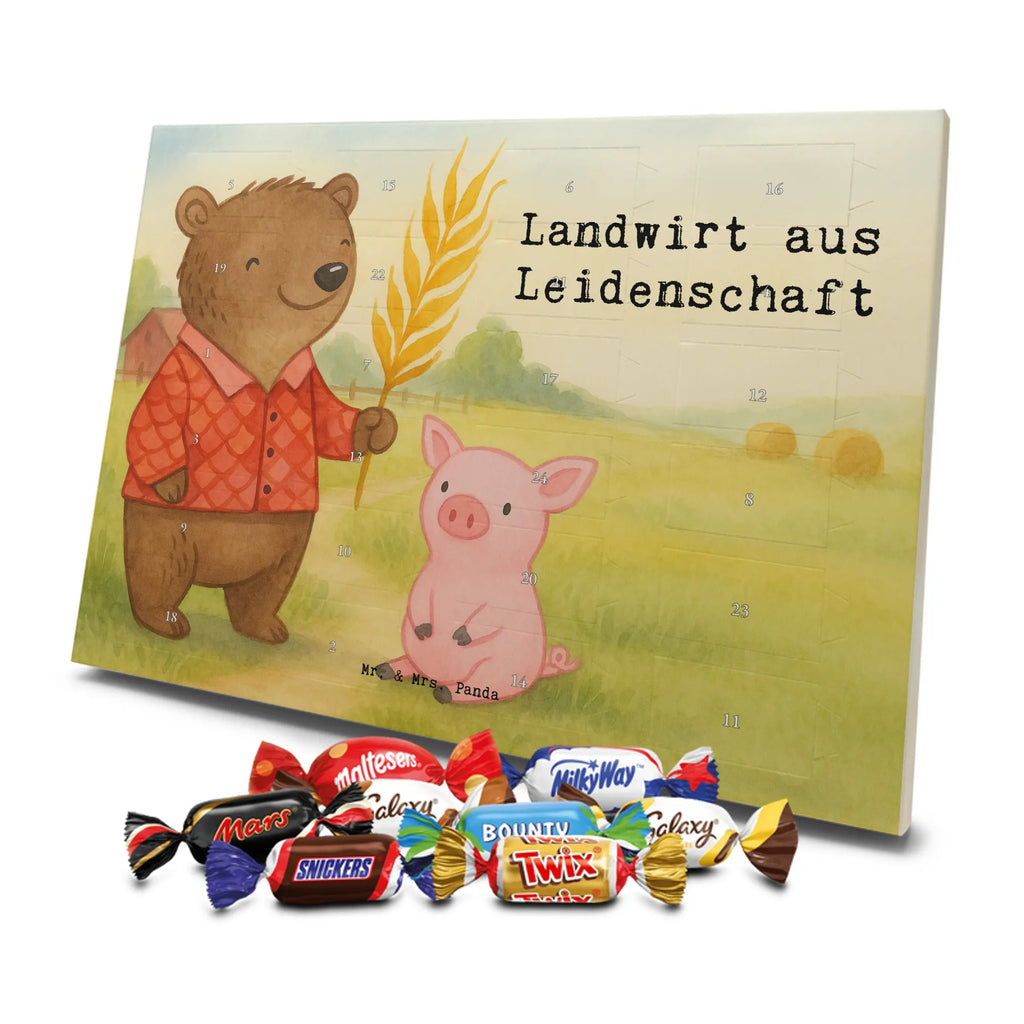 Chocolate advent calendar Farmer Passion Design best, farewell gift, passing exam, sayings, anniversary, retirement, promotion, gift, gift idea, job start, profession