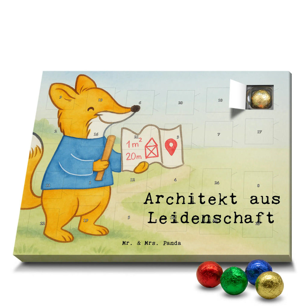 Chocolate advent calendar architect Passion Design gift, promotion, anniversary, retirement, sayings, job start, gift idea, best, farewell gift, profession, passing exam