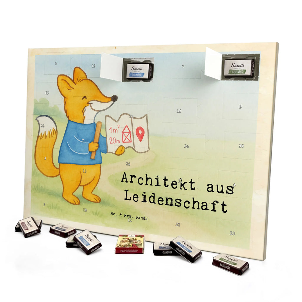 Chocolate advent calendar architect Passion Design gift, promotion, anniversary, retirement, sayings, job start, gift idea, best, farewell gift, profession, passing exam